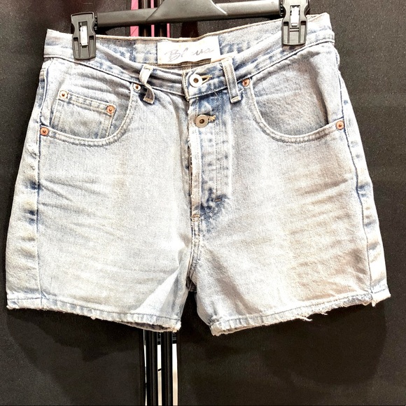 EXPRESS BLUES regular vintage jean shorts size 7/8 good condition - Picture 11 of 13